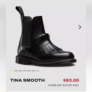 Dr Martens Black Tina Boot Size 6